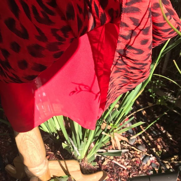 NINE WEST Silk Chiffon Dress NWOT! - Picture 7 of 8